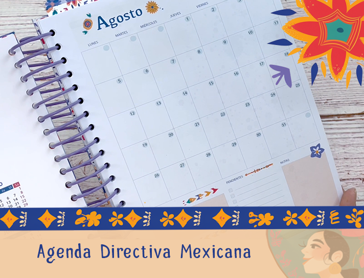 Agenda Directiva Escolar Mexicana 2024 / 2025