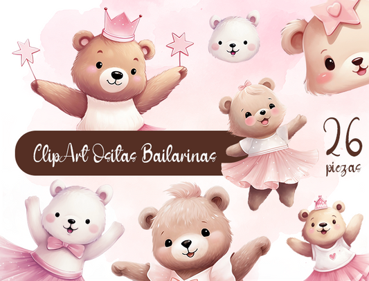 Osita Bailarina / Cliparts PNG