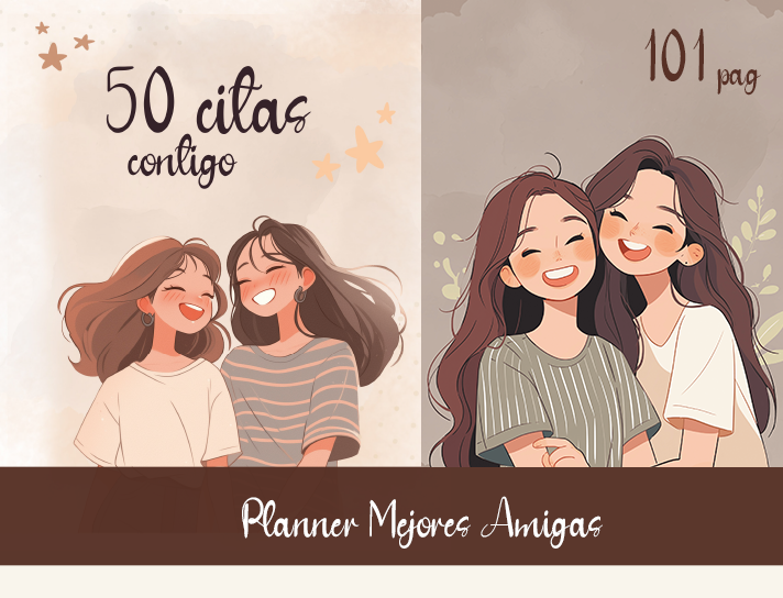 Planner 50 Citas con mi Mejor Amiga