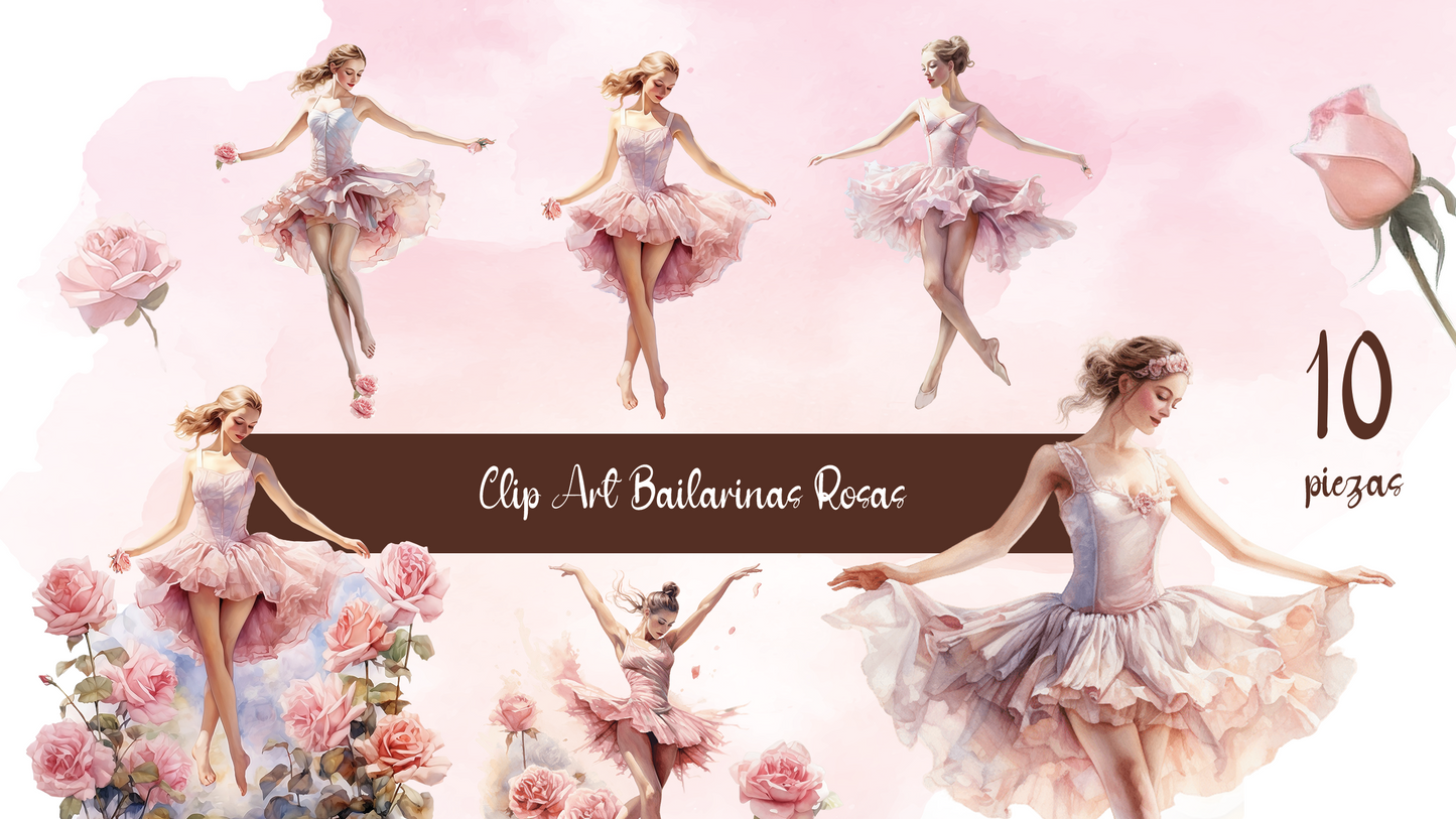 Bailarinas de Ballet / Clipart PNG